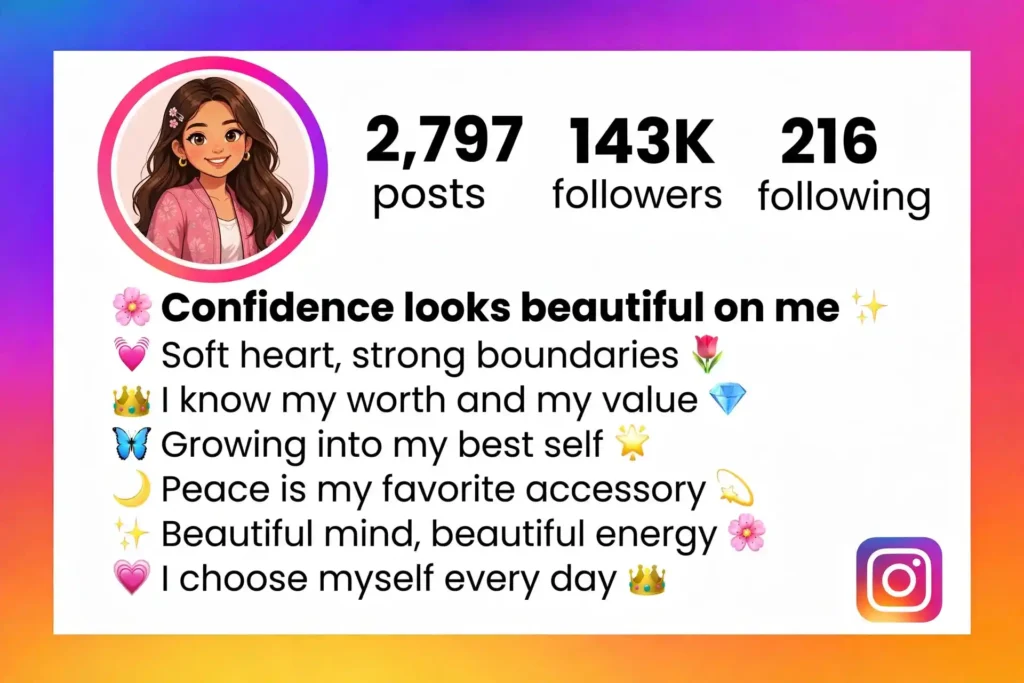 One Word Bio for Instagram for Girls