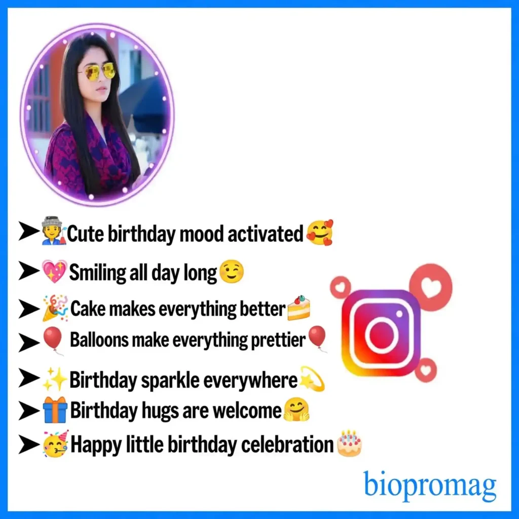 Classy Birthday Bio for Instagram