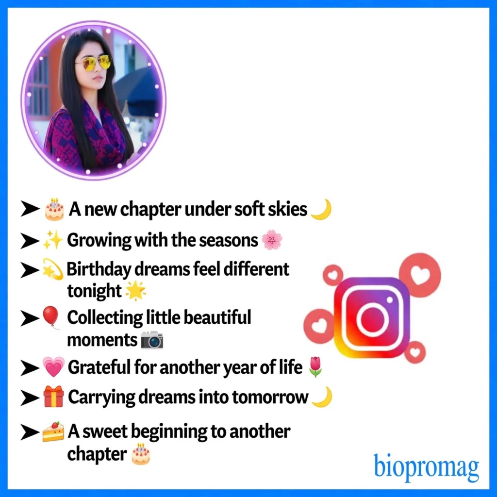 Aesthetic Birthday Bio for Instagram