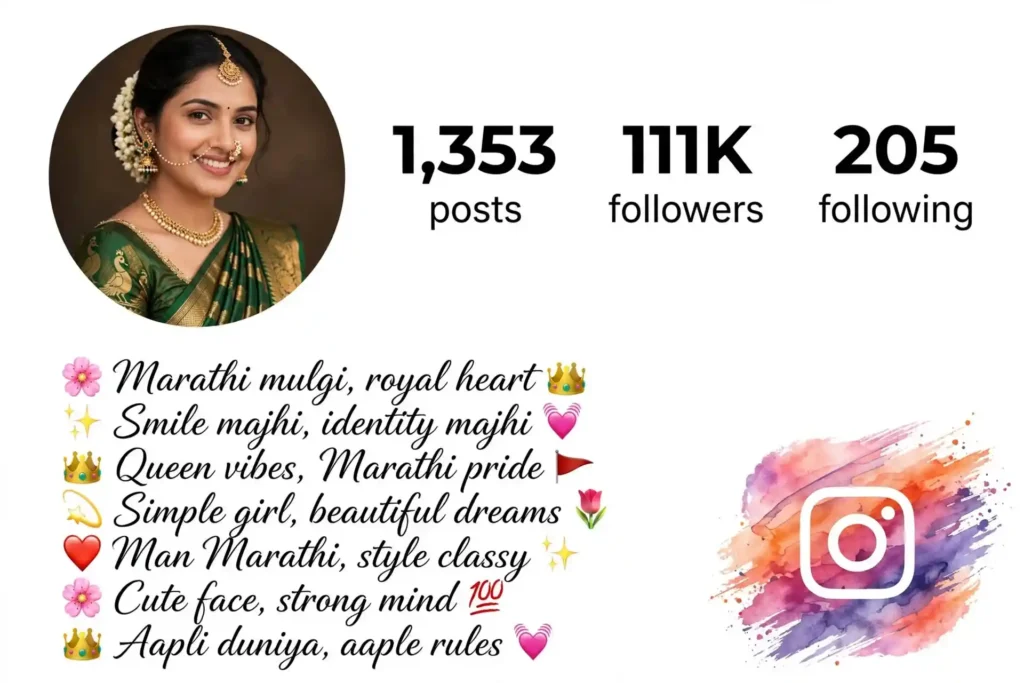 Marathi Bio for Instagram Girls