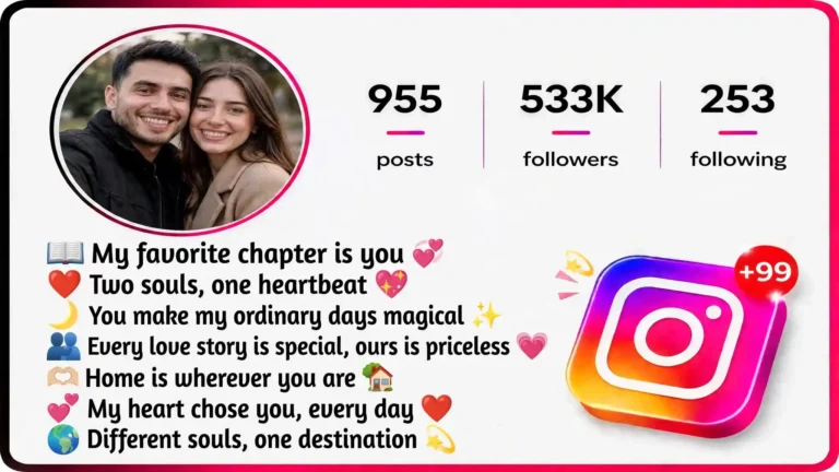 Instagram Bio for Couples